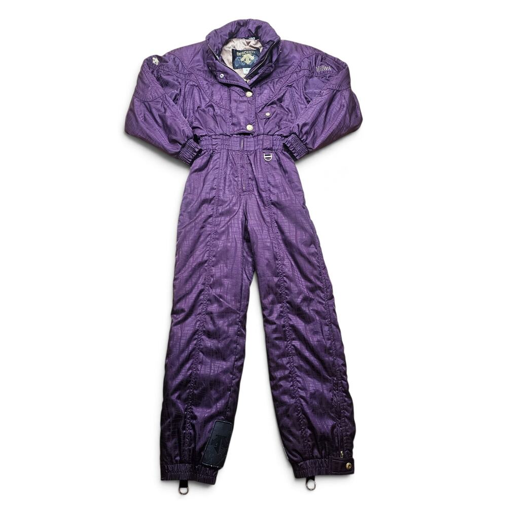 DESCENTE Après Snowsuit Women's 8 VTG 80's Ski Snowboard Winter Glam Retro Icon
